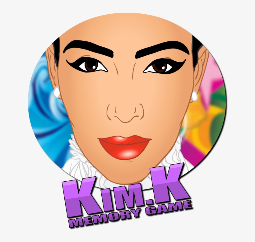 Kim Kardashian Memory Puzzle - Kardashians Art Png, transparent png download