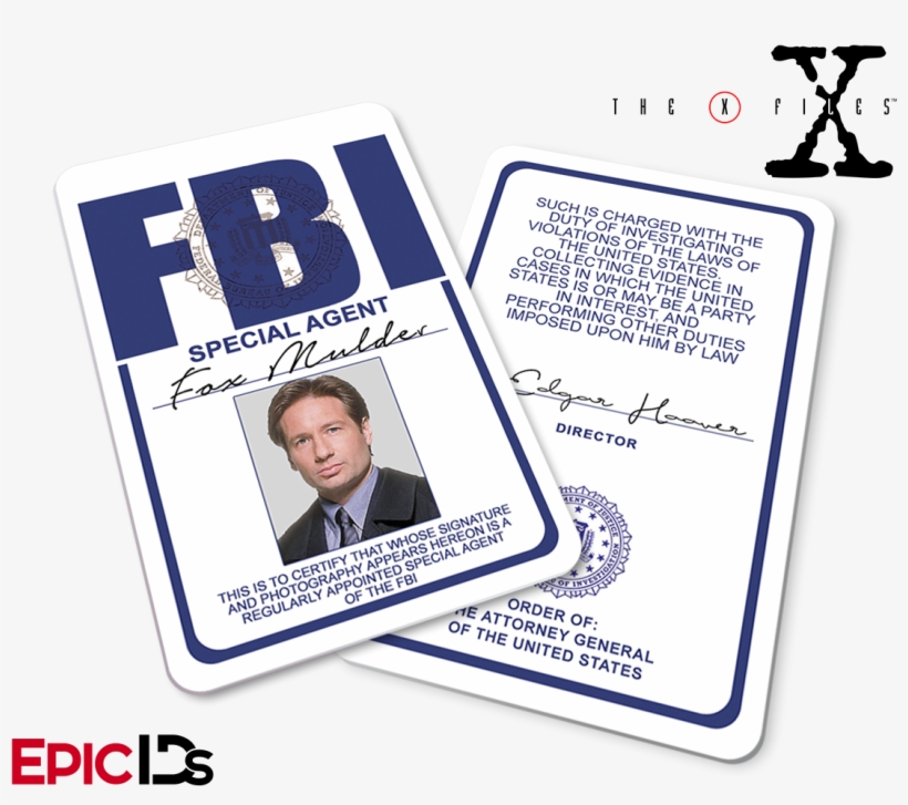 The X-files Inspired Fox Mulder Fbi Special - X Files Mulder Documents, transparent png download