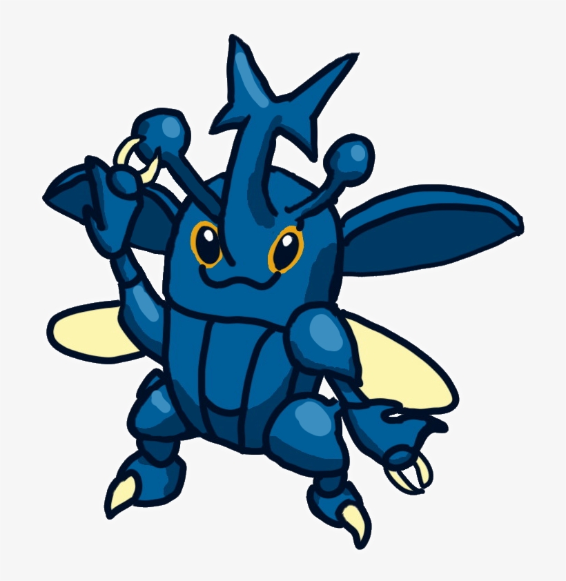Heracross - Cartoon, transparent png download