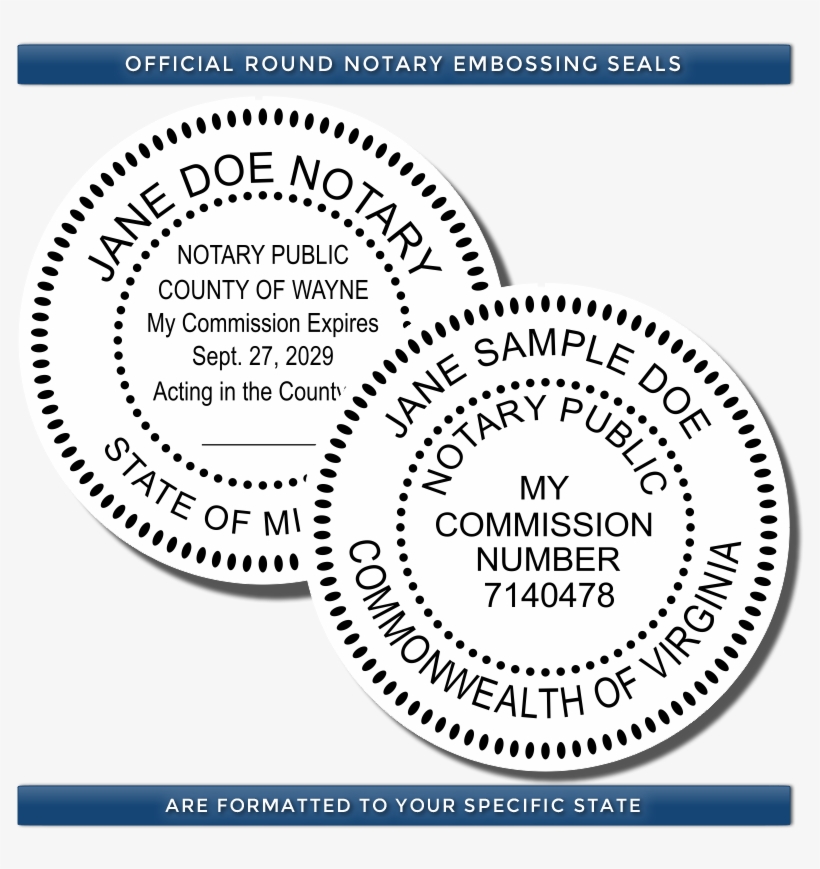 It Must Be An Ink Stamp - Notary, transparent png download