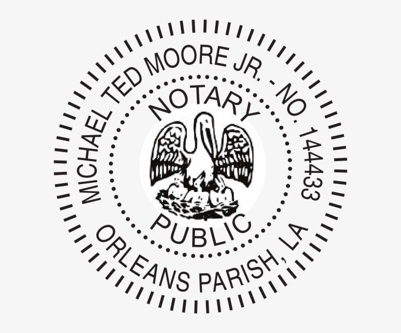 Notary Self Inking Circular 400r Ideal Stamp, Sample - Titan Missile Museum, transparent png download