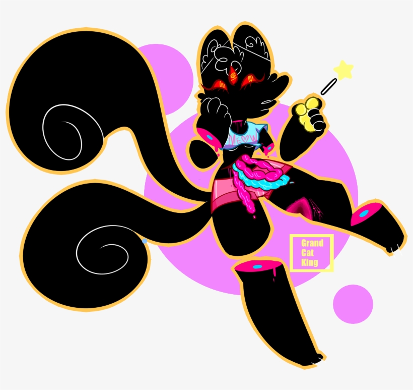 Nekomata-self Grandcatkingart Guro Gut Spill Severed - Illustration, transparent png download