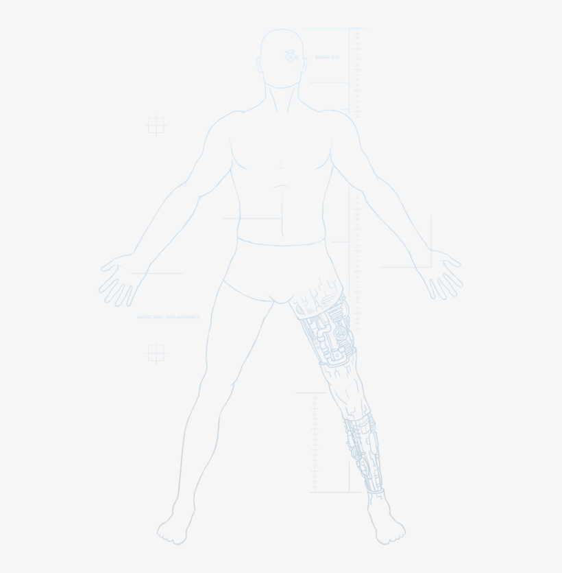Auditory Brainstem Implant - Figure Drawing, transparent png download