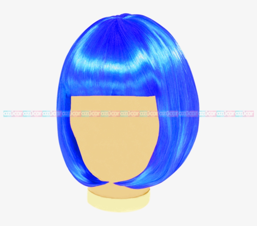 Granmark Peluca Bob Azul 3/1 - Lace Wig, transparent png download