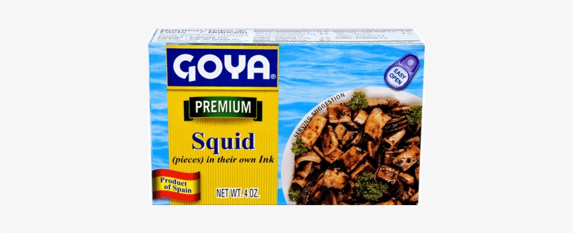 Goya Calamares En Su Tinta, 4 Ounce 25 Per Case - Goya Foods, transparent png download