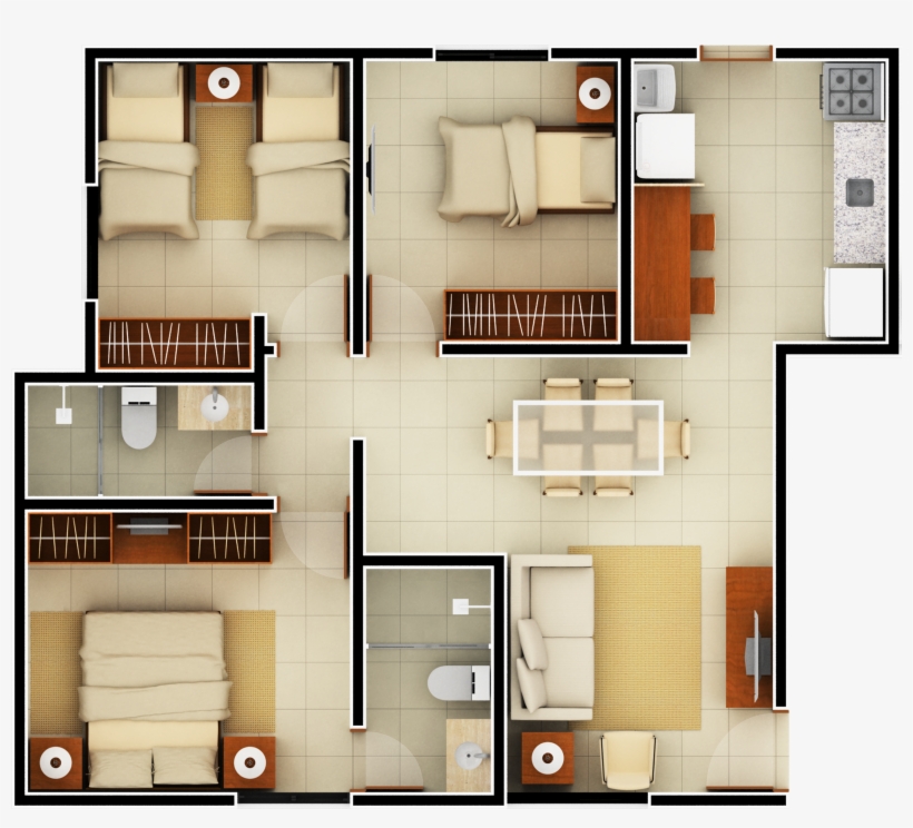 Planta Baixa Para Minha Casa Minha Vida - Layout Minha Casa Minha Vida, transparent png download