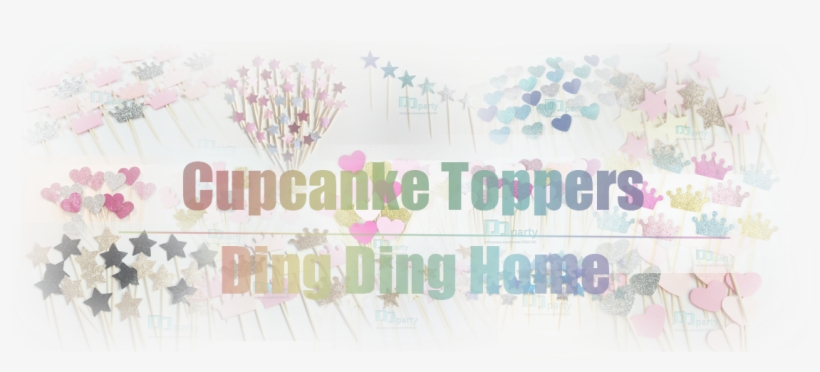40pcs Handmade Lovely Pink Heart Cupcake Toppers,girl - Jefferson Community And Technical College, transparent png download
