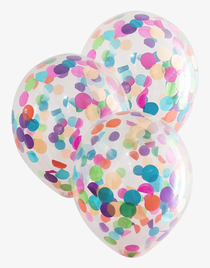 Globo Confeti No - Globos Payaso Confeti, transparent png download
