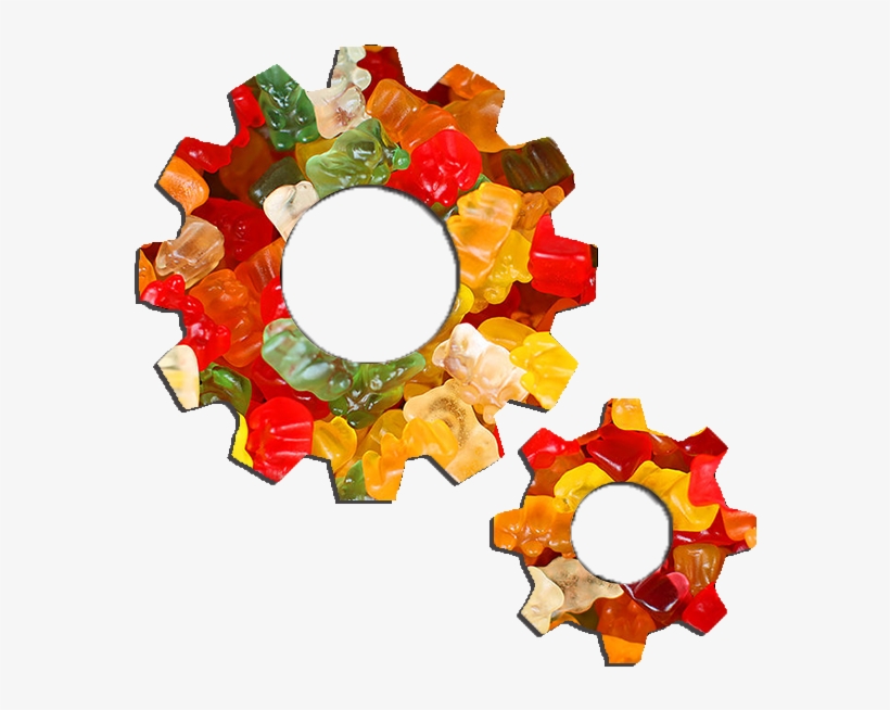 Orange Cogs Hi Gummy - Manufacturing, transparent png download