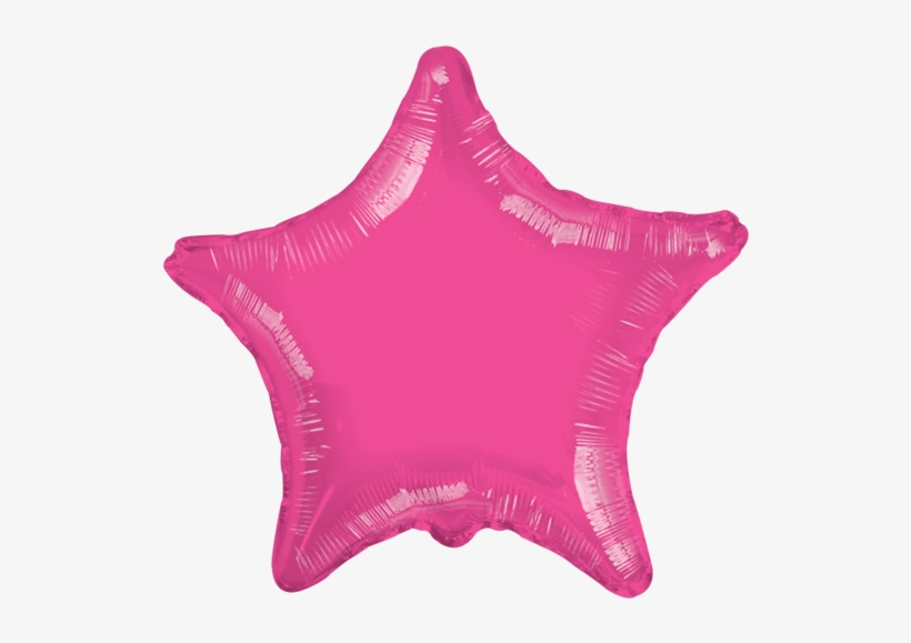 Estrella 22" - 18" Cti Brand Black Star - Mylar Balloons Foil, transparent png download