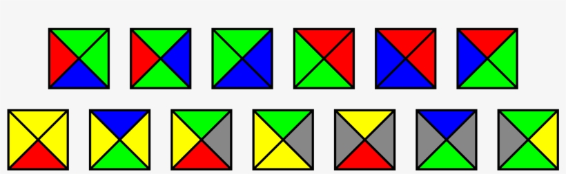 Open - Aperiodic Set Of 11 Wang Tiles, transparent png download