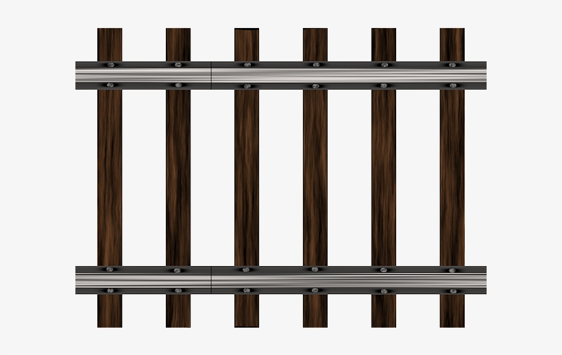 Railway Track 1a - Fence, transparent png download