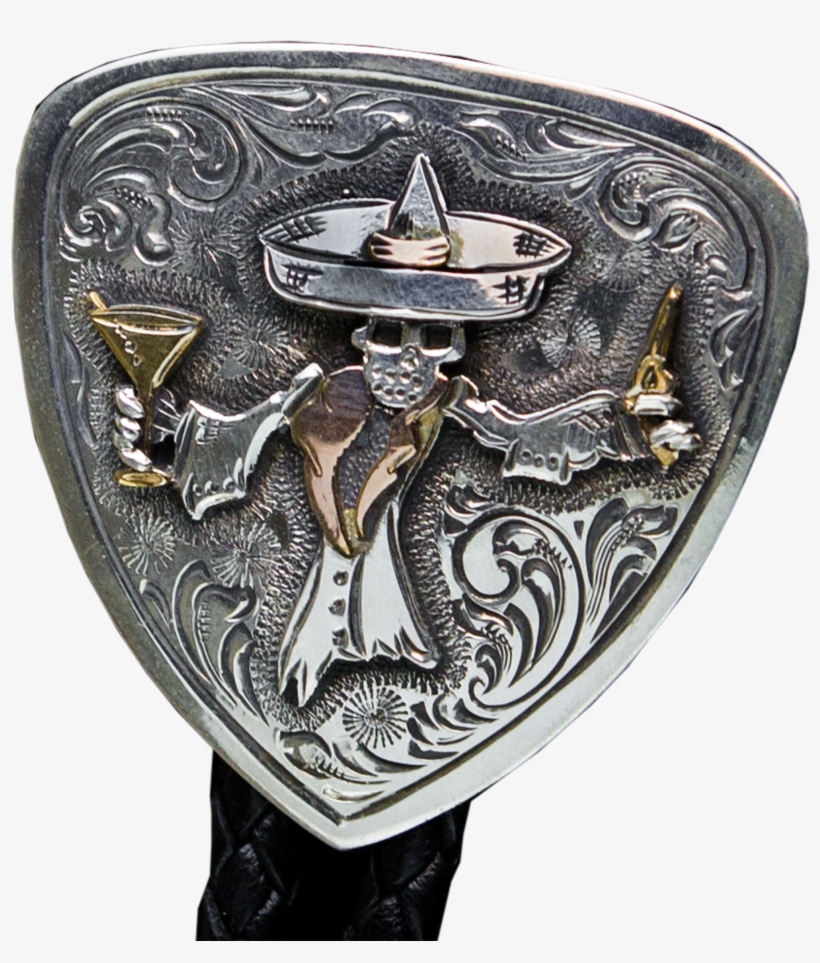 Pre Order Johnny Bones Hand Engraved Sterling Hand - Bolo Tie, transparent png download