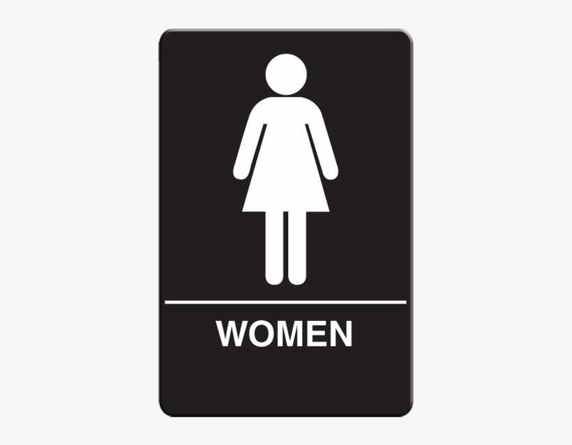 women restroom sign