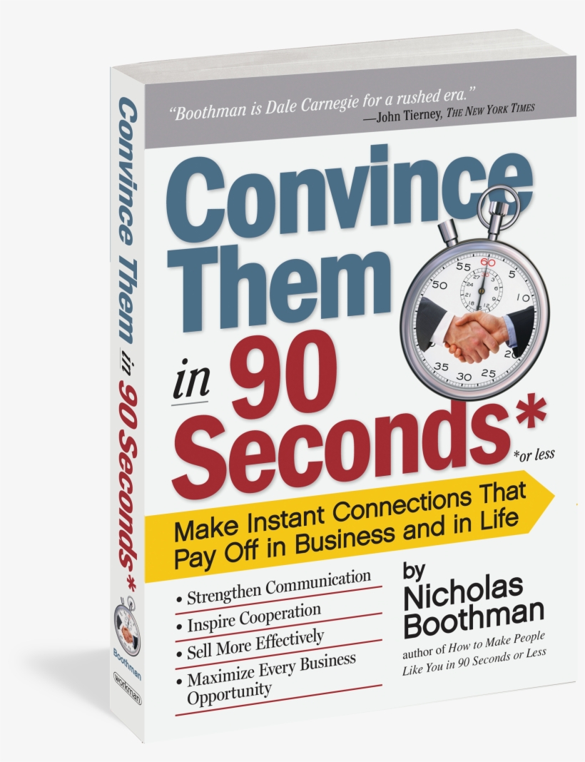 Cover - Convince Them In 90 Seconds, transparent png download