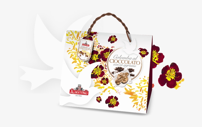 Uma Guloseima Para Quem Gosta De Chocolate - Colomba Albertengo Al Cioccolato Con Borsa Primavera, transparent png download