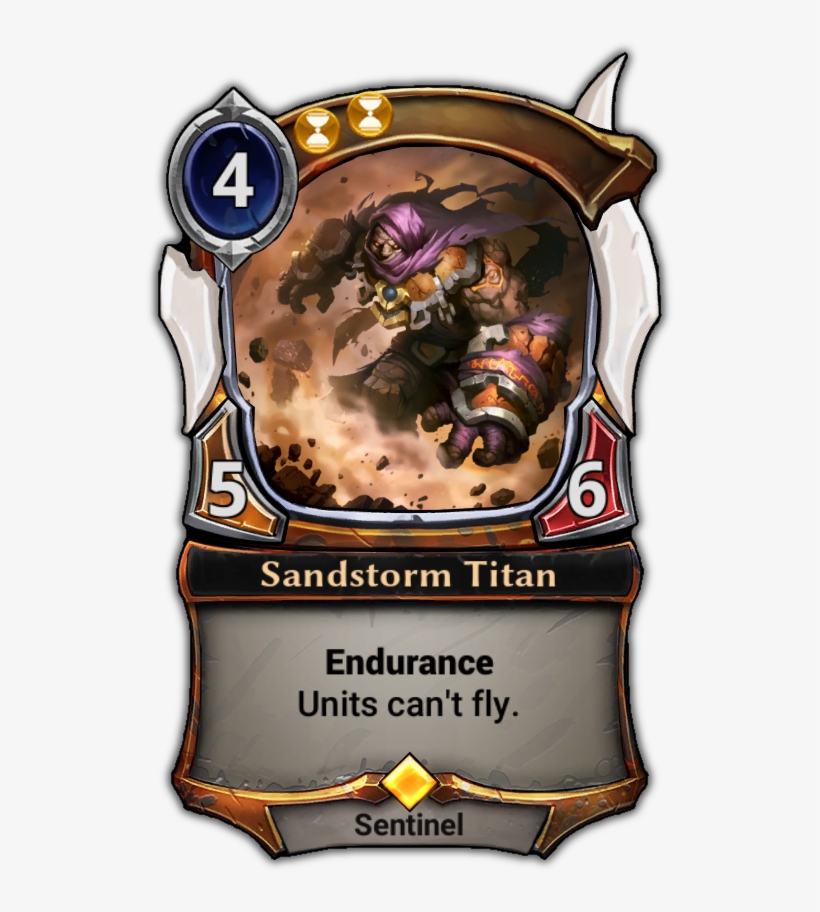 Sandstorm Titan - Eternal Card Game Talir, transparent png download