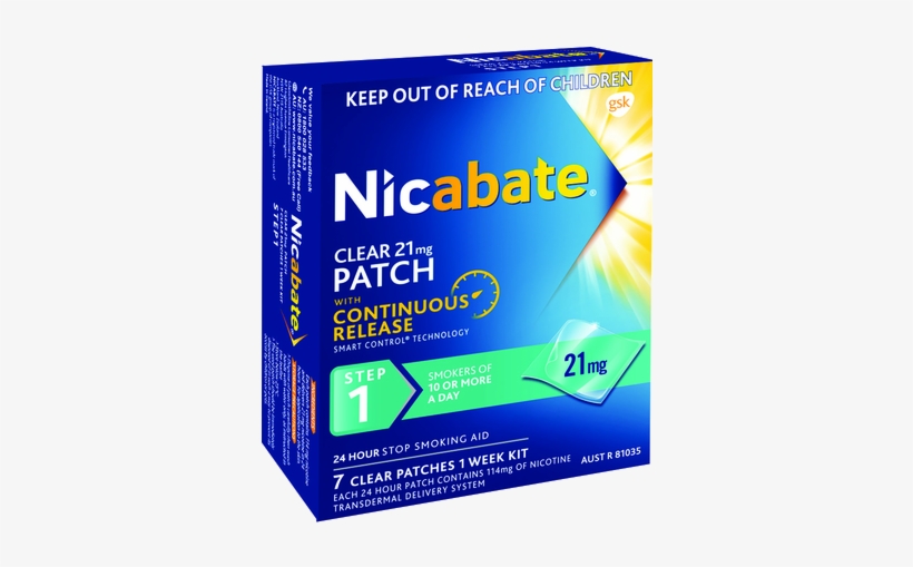 Patch Step1 - Nicabate Patch Step 2, transparent png download