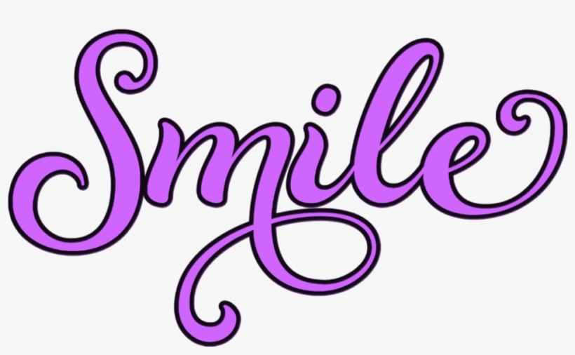 Smile Sonríe Sonrisa Word Palabra English Inglés Alegrí - Sonrie En Ingles, transparent png download