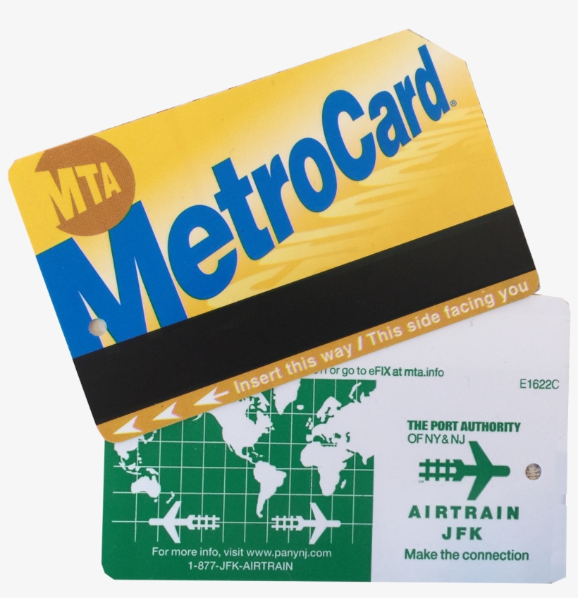 Metro Card De Nueva York Y Air Train, transparent png download