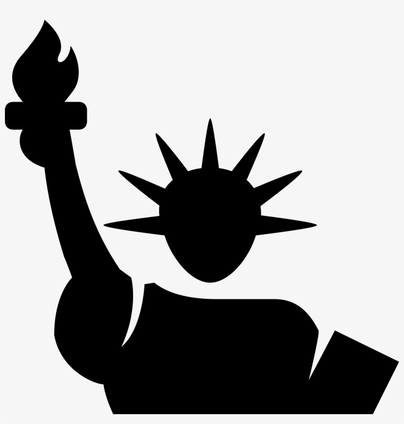 Statue De La Liberté Icon - Statue Of Liberty Icon Vector, transparent png download