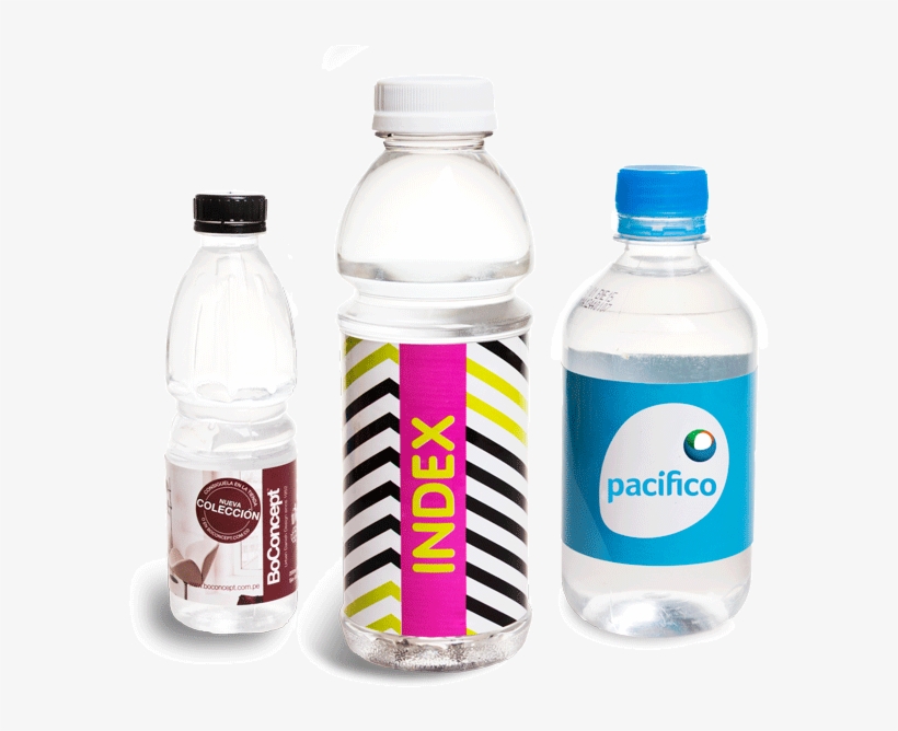 Botellas Y Vaso Con Agua O Jugo Promocionales Con El - Botellas De Agua Publicitarias, transparent png download