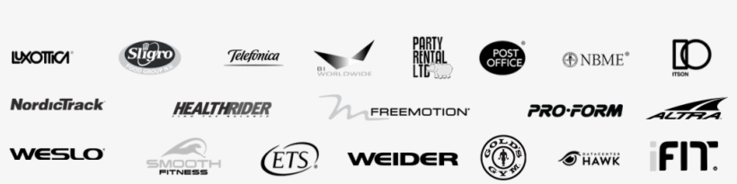 All Clients' Logos Banner - Golds Gym, transparent png download