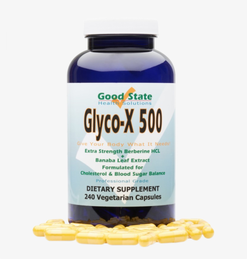 Good State Glyco-x 500 60 V Caps, transparent png download