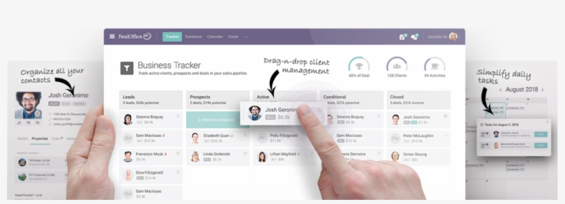 Real Estate Crm Business Tracker 2 - Real Estate Crm, transparent png download