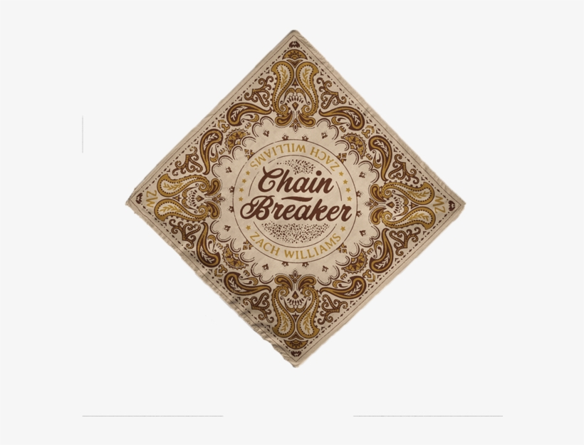 Tan Chain Breaker Bandana - Label, transparent png download