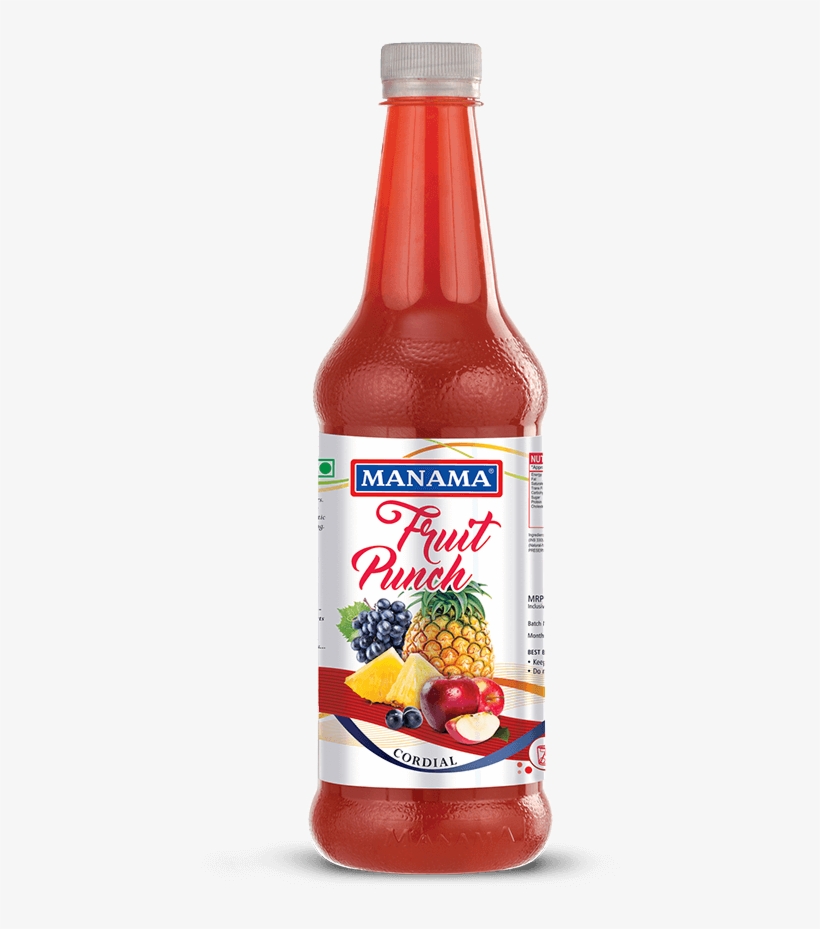 Fruit Punch Cordial - Syrup, transparent png download