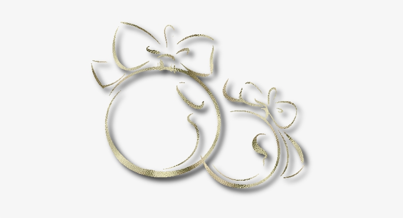 Adornos Navideños Dorados Png, transparent png download