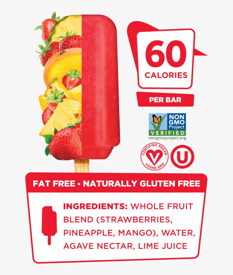 Frozen Fruit Bars - Wet Noses Apple & Carrot Bone Dog Treat, 2oz, transparent png download