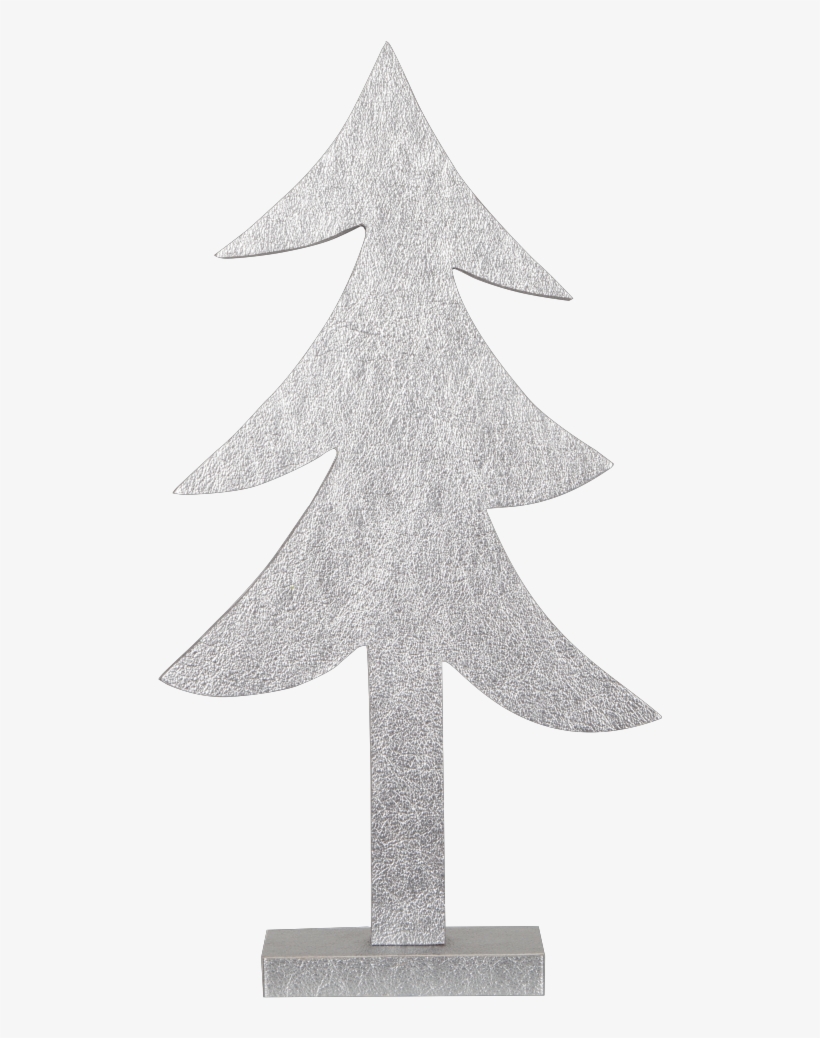 Abeto Con Base De Madera 41 Cm, Decoración Escaparates - Christmas Decoration, transparent png download