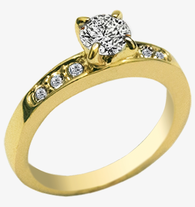 Anillo De Compromiso Ljsc59 - Ring, transparent png download