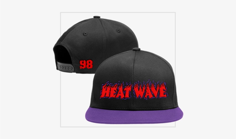 Heat Wave 98' Snapback Baseball Cap - Baseball Cap, transparent png download