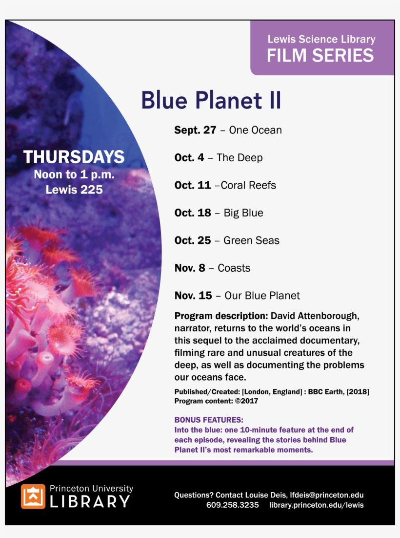 Poster, Lewis Science Library Film Series - Lewis Science Library, transparent png download