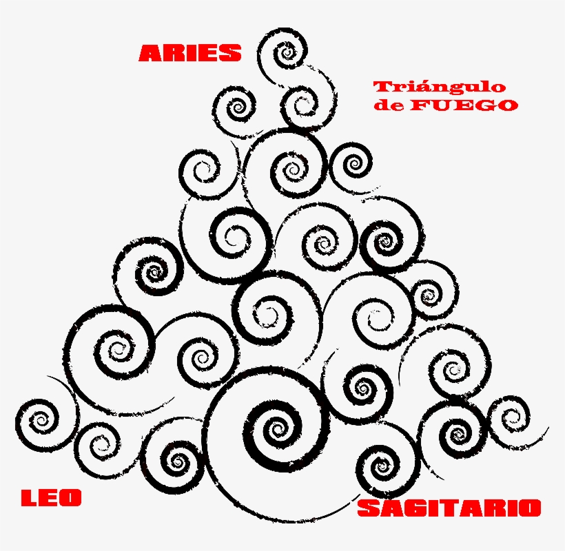 "somos De Una Llama, Toda Clase De Estrellas Y Soles, - Christmas Tree Swirls Clipart Black And White, transparent png download