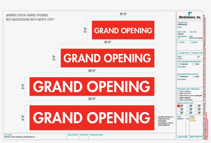 Grand Opening Stock Banners - Stock, transparent png download