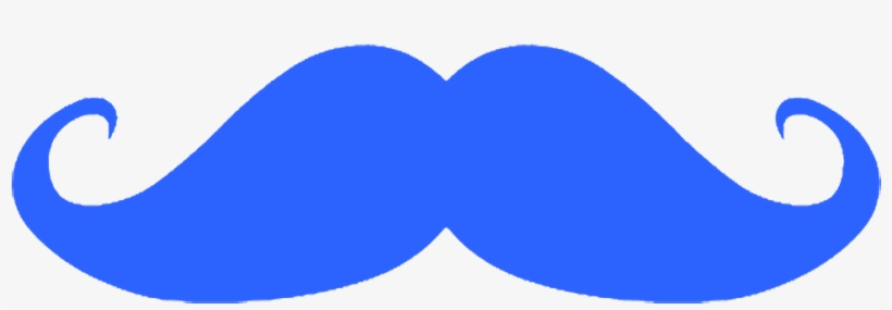 Pack Materiais - Desenho De Bigode Azul, transparent png download