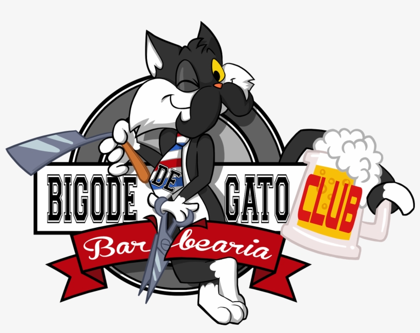 Logo Ver - - Barbearia Bigode De Gato, transparent png download