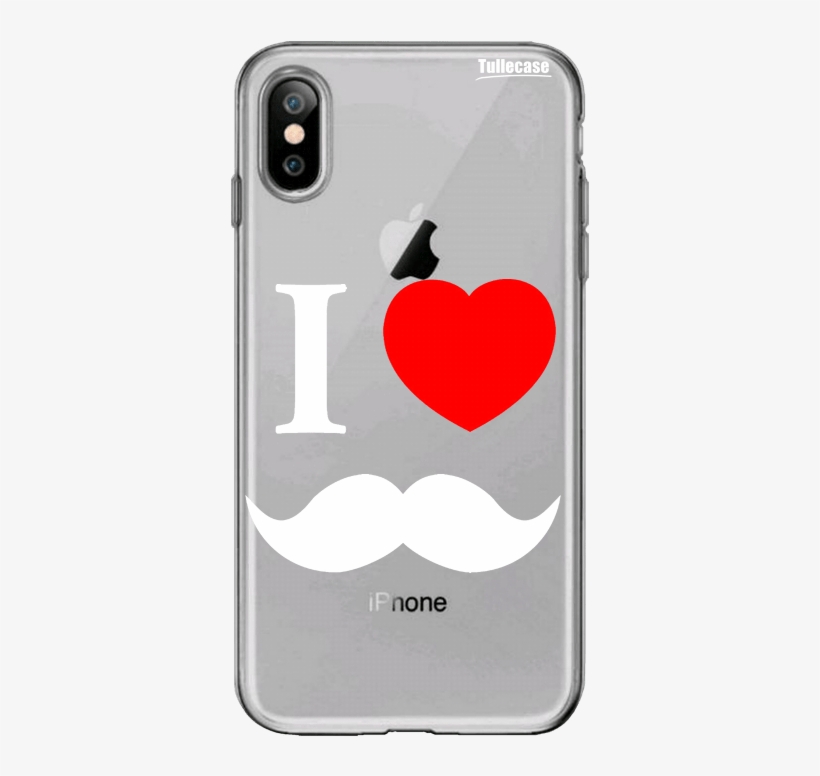 Capinha Para Celular Eu Amo Bigode White - Mobile Phone, transparent png download