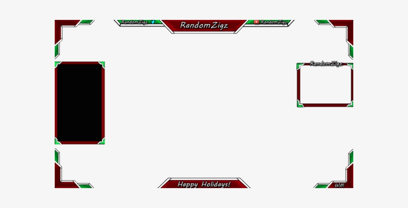 Christopher Evans On Twitter - Christmas Twitch Overlay, transparent png download