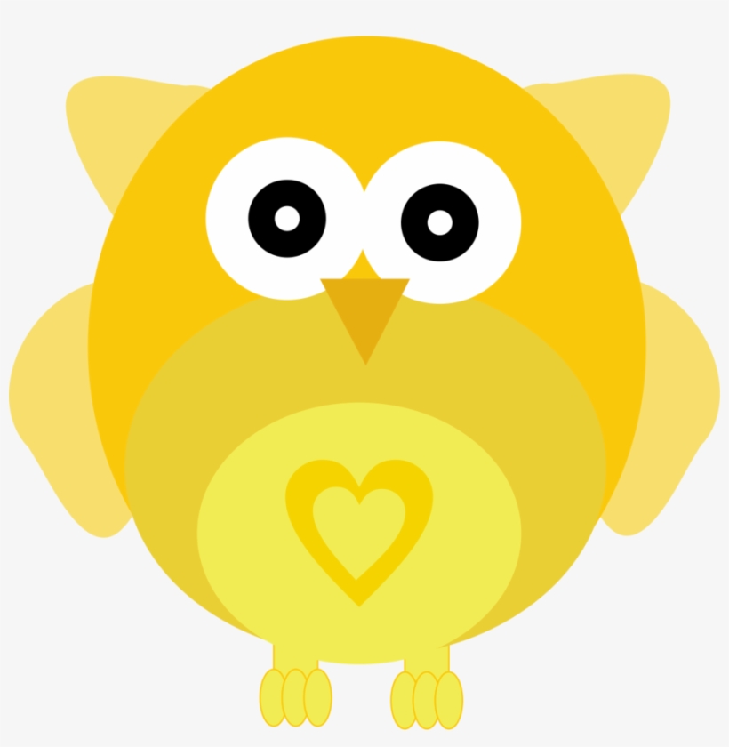 Buho Amarillo Enamorado - Yellow Owl Png, transparent png download