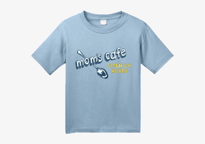Mom's Cafe, Open 24 Hours - T-shirt, transparent png download