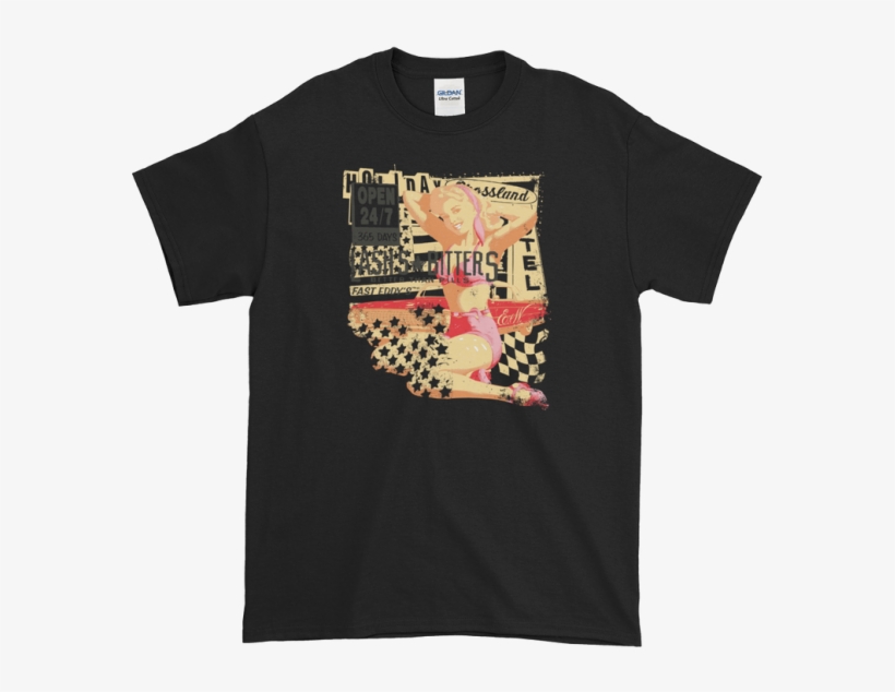 Open 24 T-shirt - Mädchen Auto Magazin Auto Frauen Schwarz Hoodie | Wellcoda, transparent png download