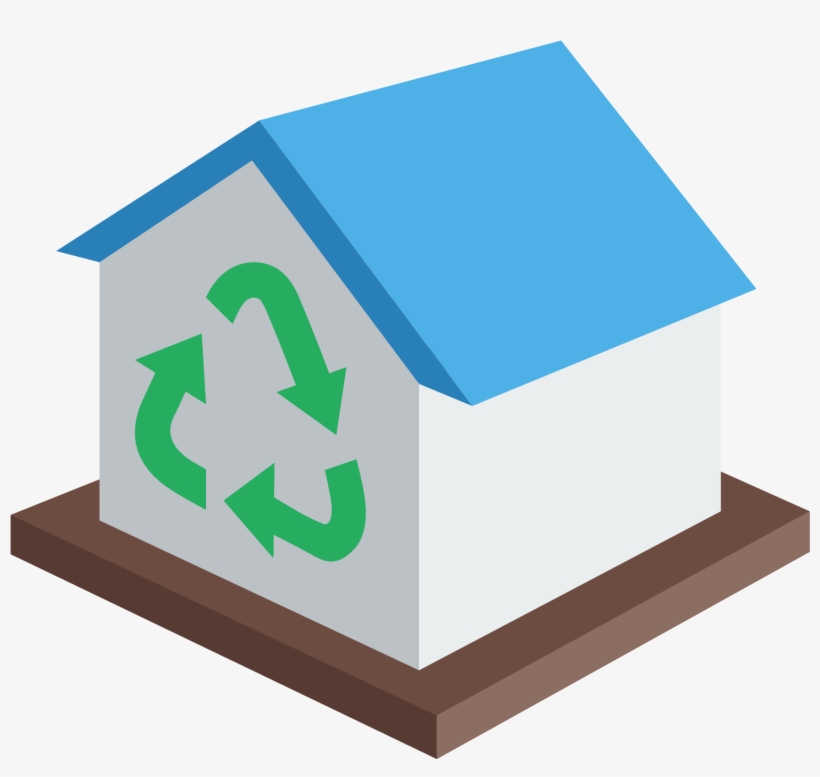 Centro De Reciclaje 3d Icon - Recycle Center Icon, transparent png download