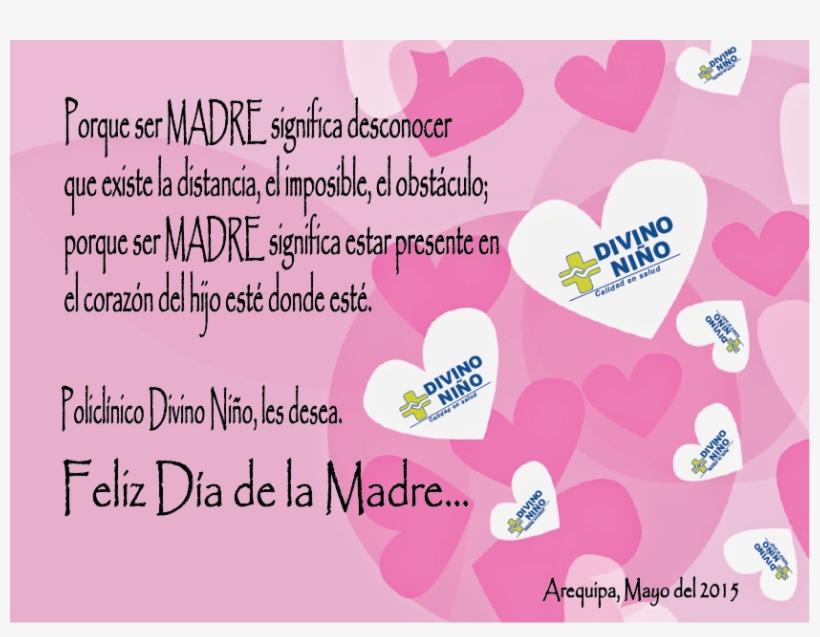 Feliz Dia De La Madre - Heart, transparent png download