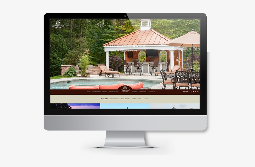 Imac-slider - Hipped Roof Pool Pavilion, transparent png download
