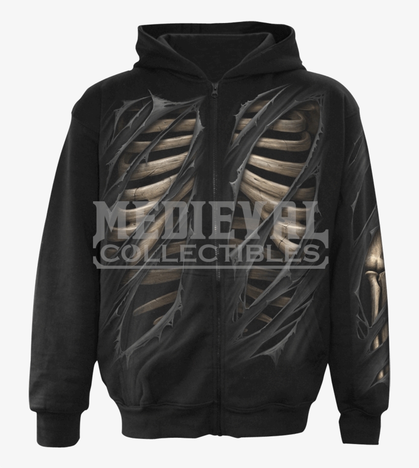Capucha Con Cremallera De Spiral - Bone Rips - Hombre, transparent png download